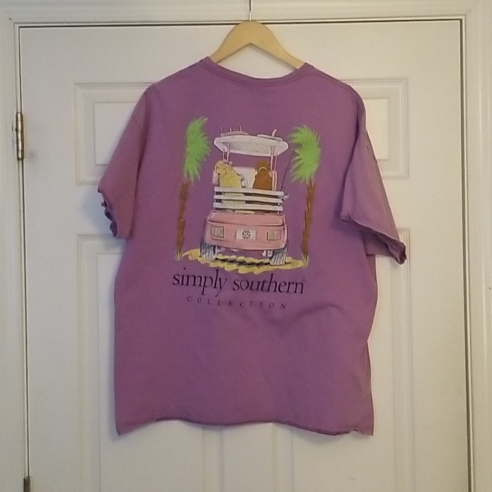 Purple Dogs Simply Southern Shortsleeve